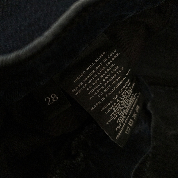 J Brand Nova Rail Patchwork Skinny High Rise Jeans in Bluebird Sz 28 - Picture 10 of 14